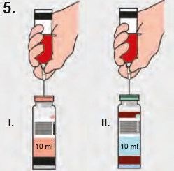 Anleitung zur Abnahme von Blutkulturen bei Erwachsenen mit Hilfe von Spritze und Kanüle Bild 5